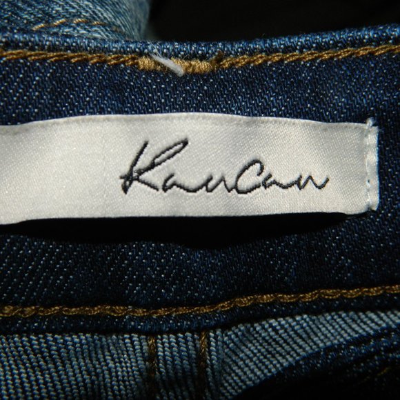 KanCan Distressed Blown Out Skinny Jeans Size 13/30 (S-3) - Picture 4 of 5